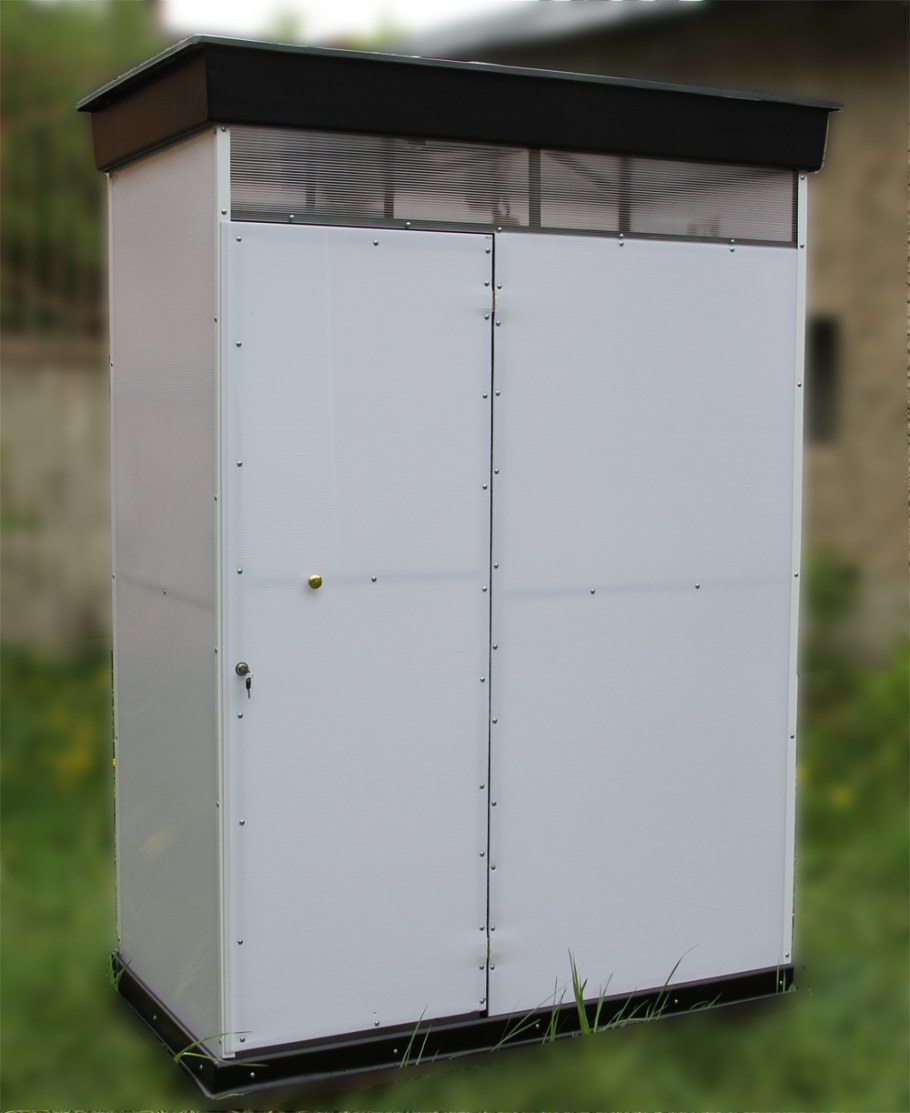 Душ дачный 80*80 "Электромаш" ТЭН 128 Л