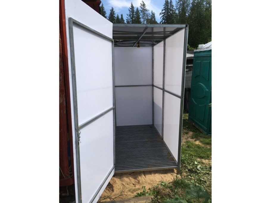 Душевая кабина лето бак 120л с ТЭНОМ С обшивкой