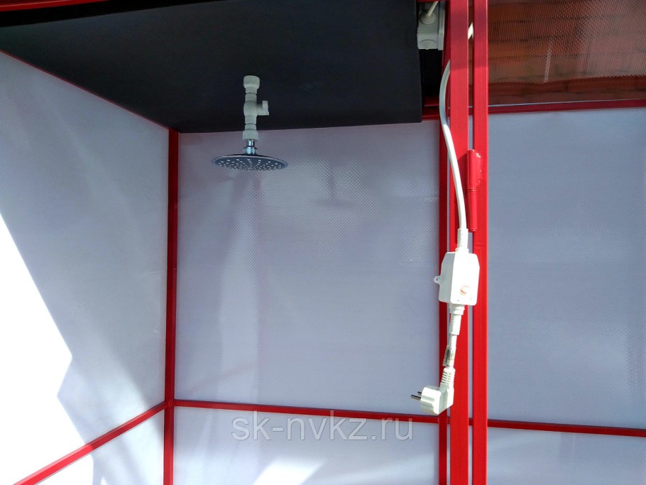 Летний душ деревянный