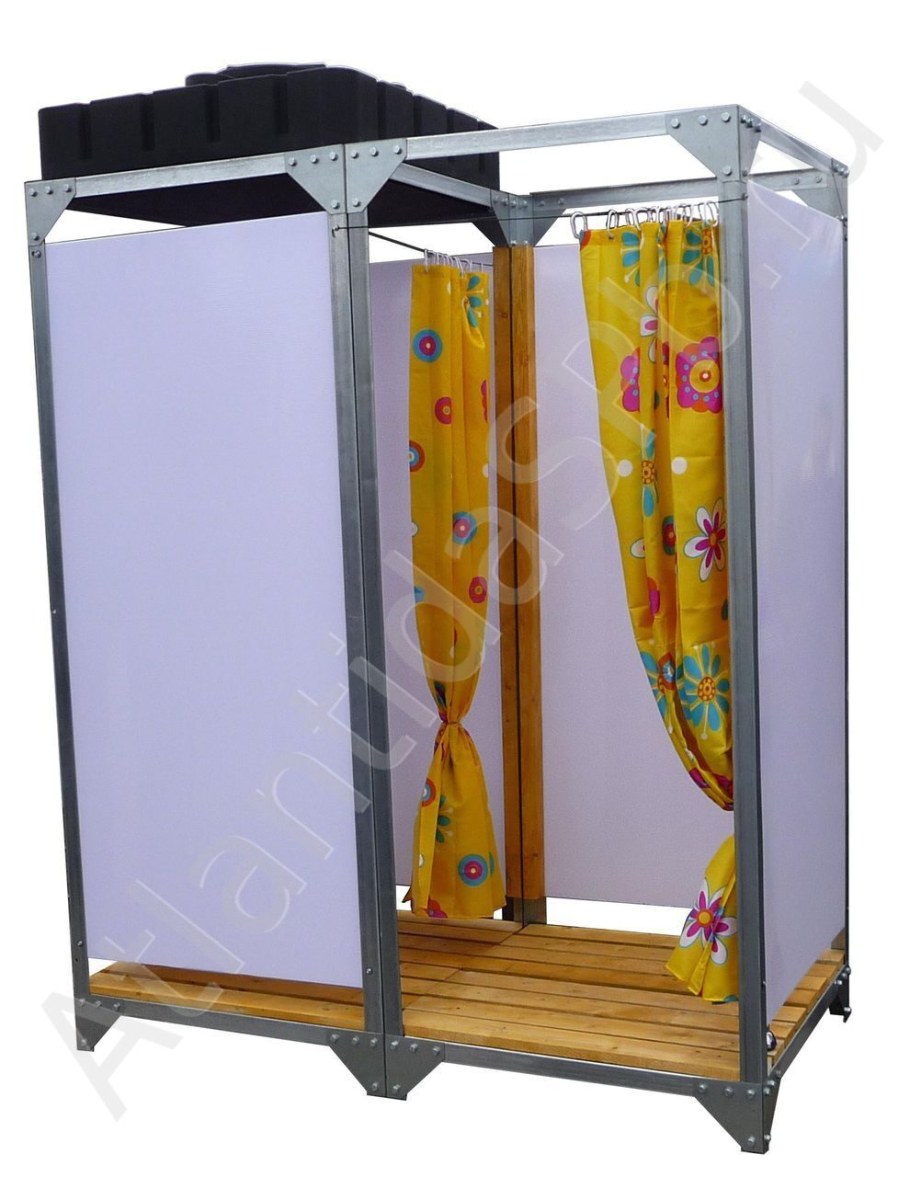 Душ дачный д-135-п (135л) с подогревом Вихрь, , шт