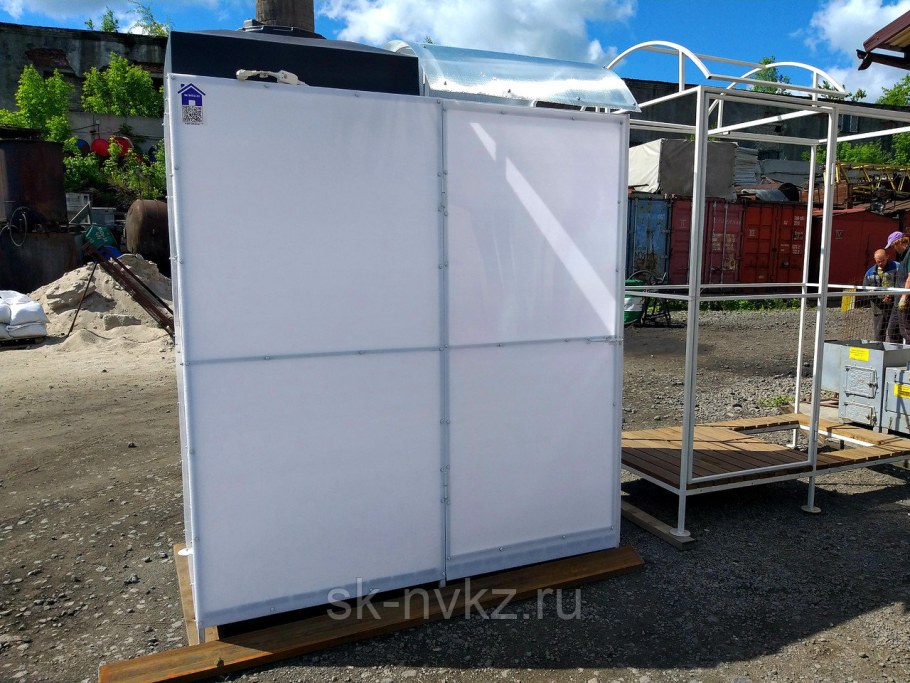 Душ дачный д-135-п (135л) с подогревом Вихрь, , шт