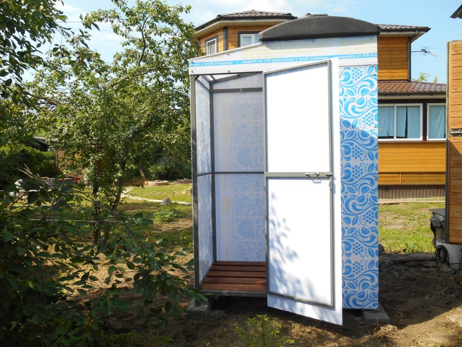 Летний душ для дачи