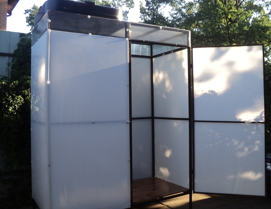 Дачный душ с тамбуром Агросфера