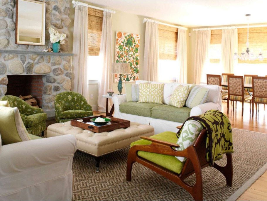 Маленькая гостиная на даче