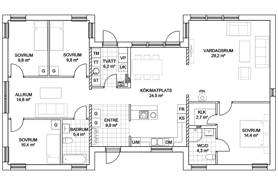 Красивый дом схема