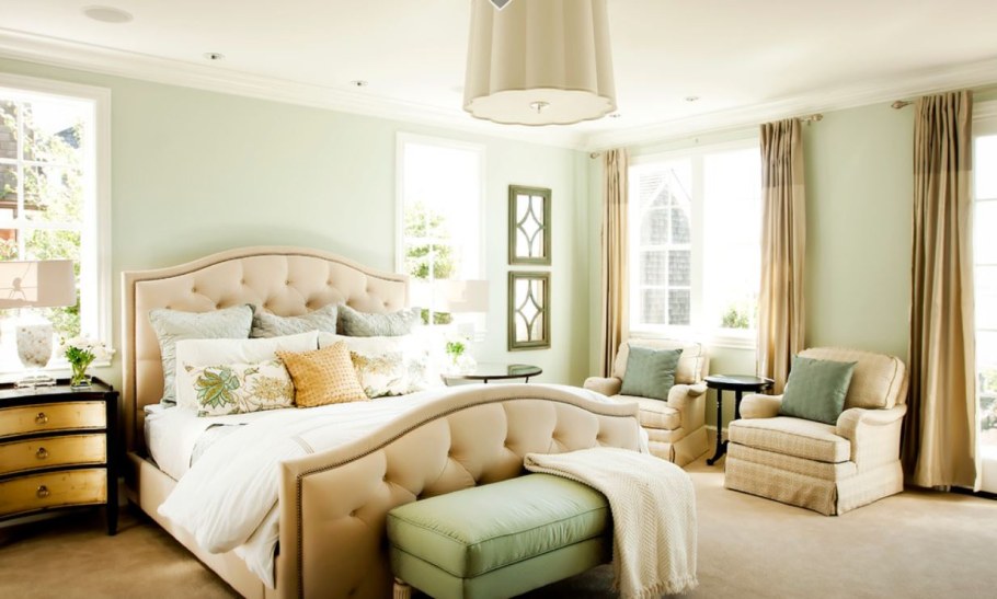 Интерьер в оливковых тонах