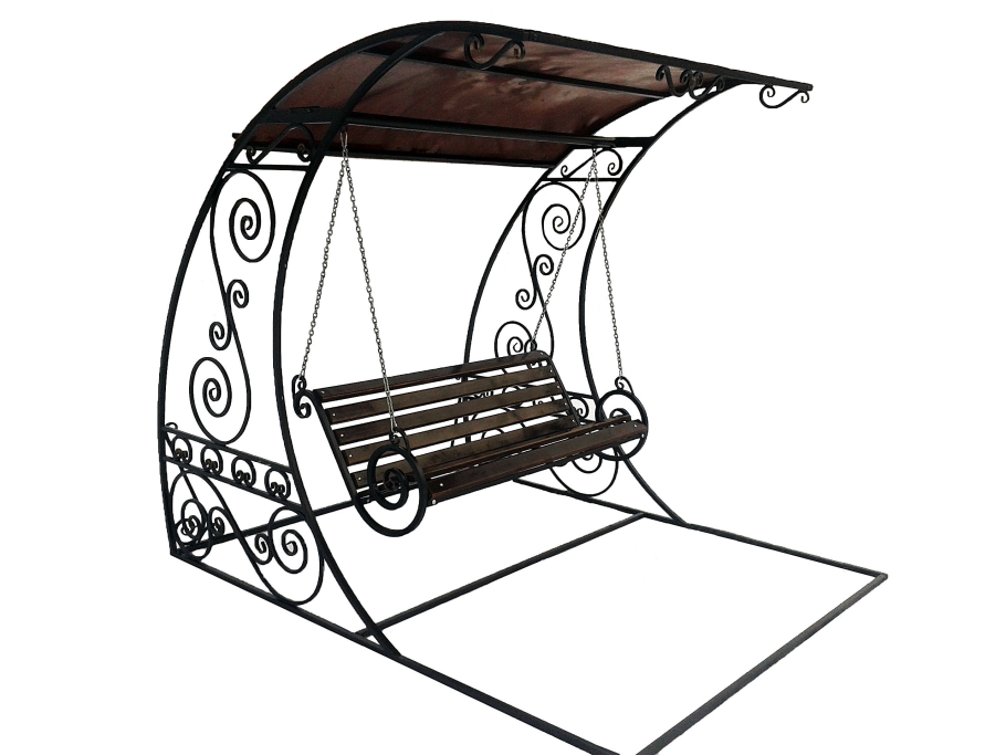 Садовые качели баннер