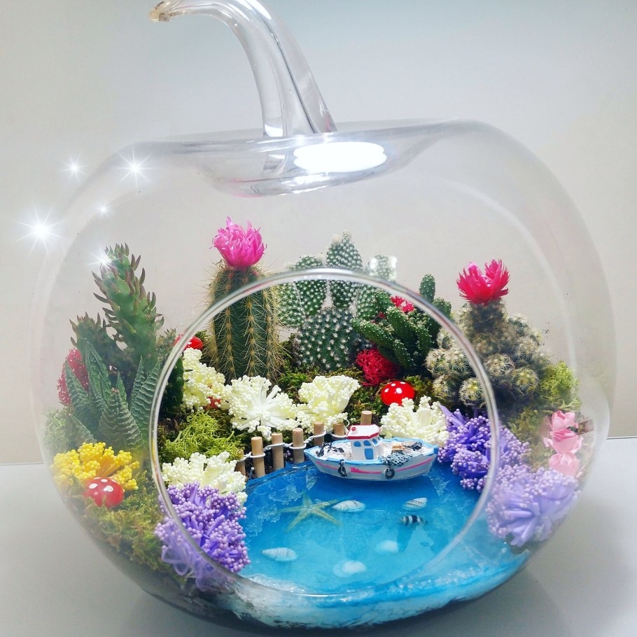 Террариум флорариум водопад