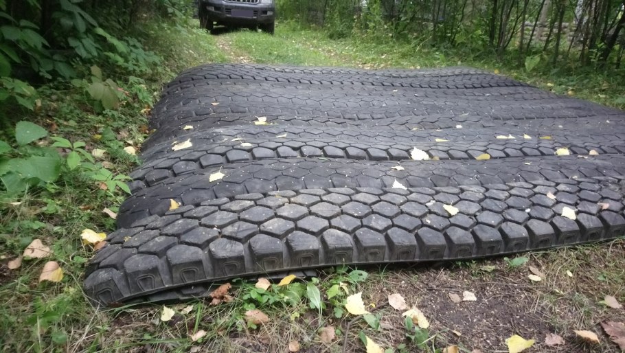 Дорожки из гальки на даче