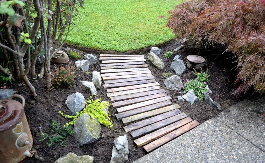 Дорожки в огороде