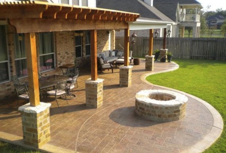 Веранда из камня