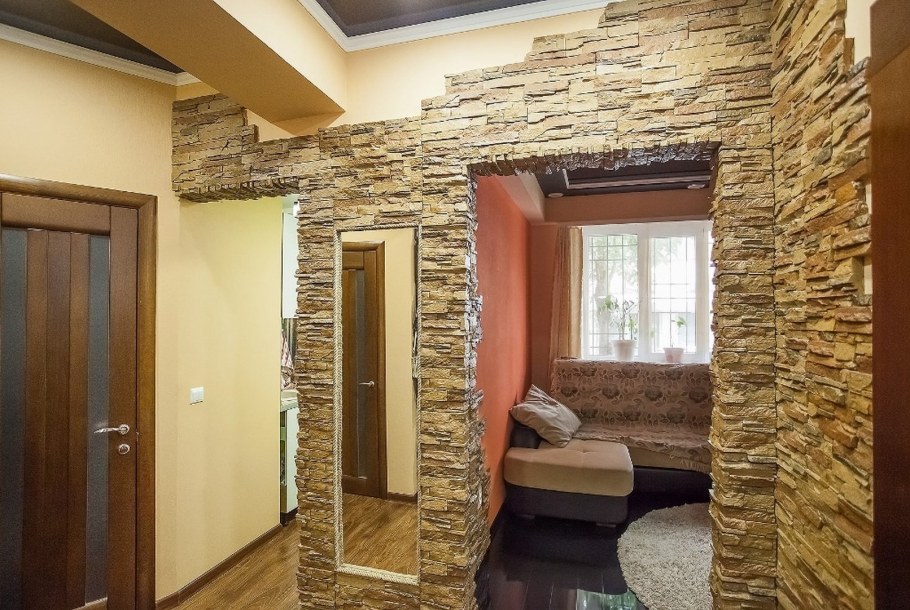 Декоративный камень в интерьере