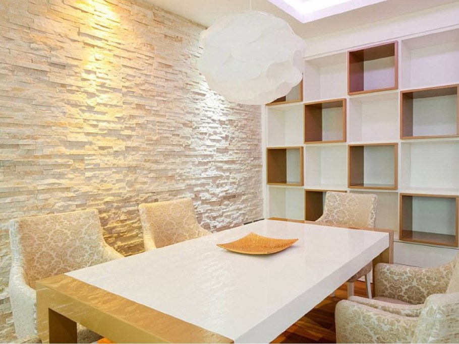 Декоративный камень для внутренней отделки кухни