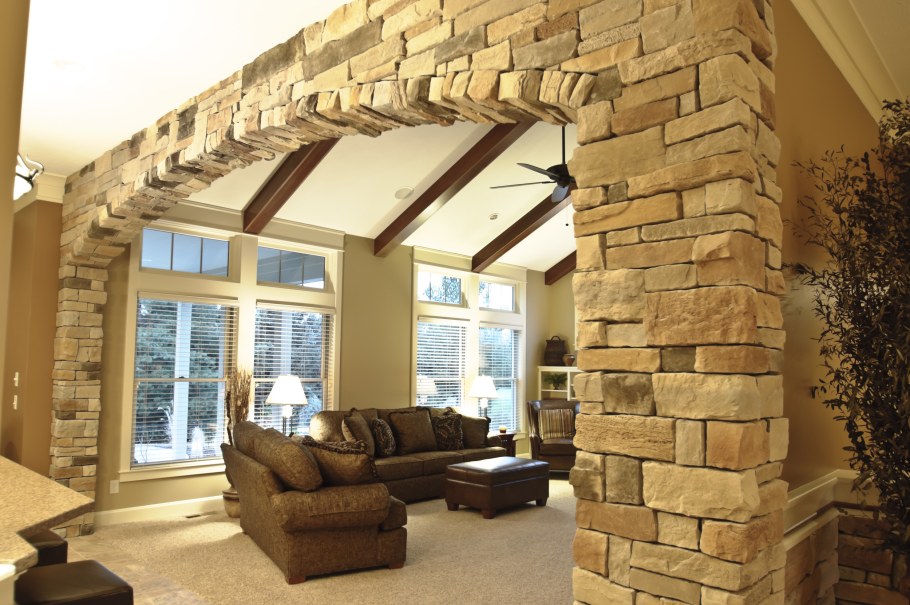 Декоративный камень из гипса