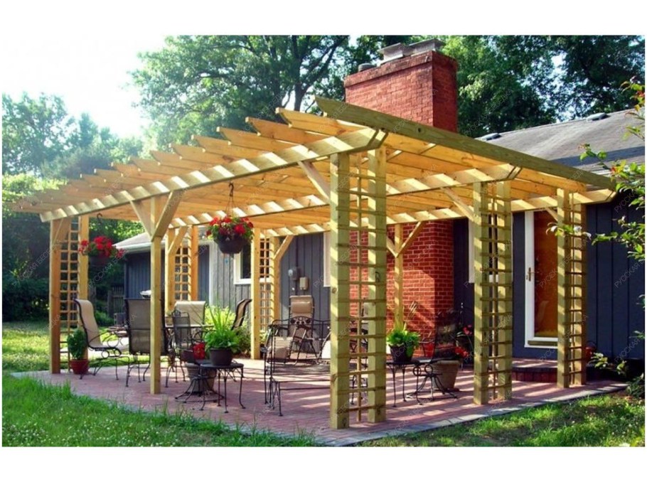 Пергола для веранды дома