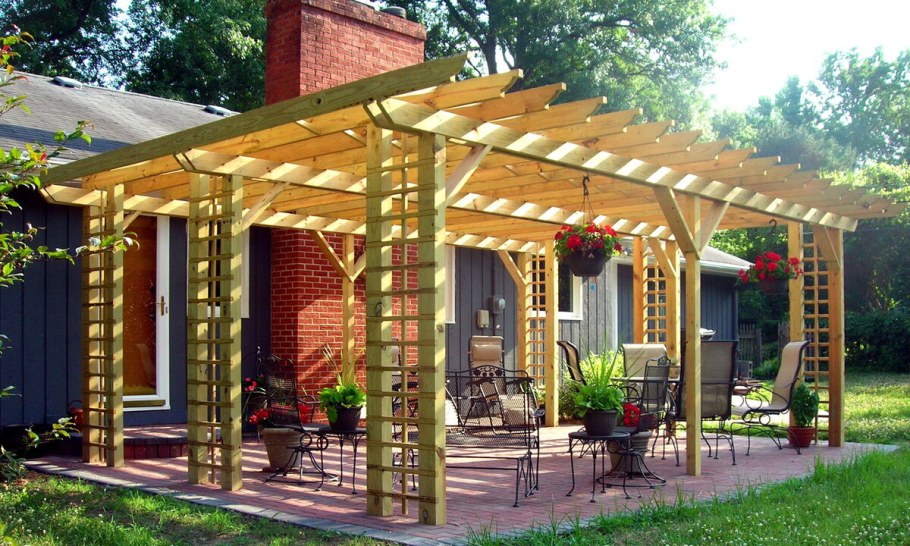 Беседка пристройка