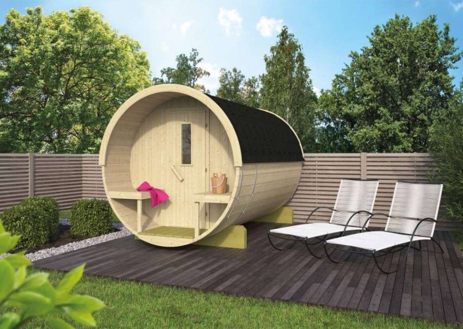 Баня бочка 3д