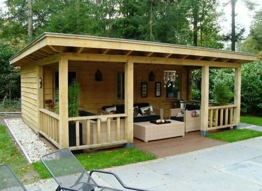 Летняя кухня с террасой