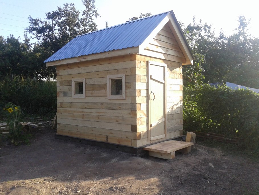 Маленькая баня 2х3