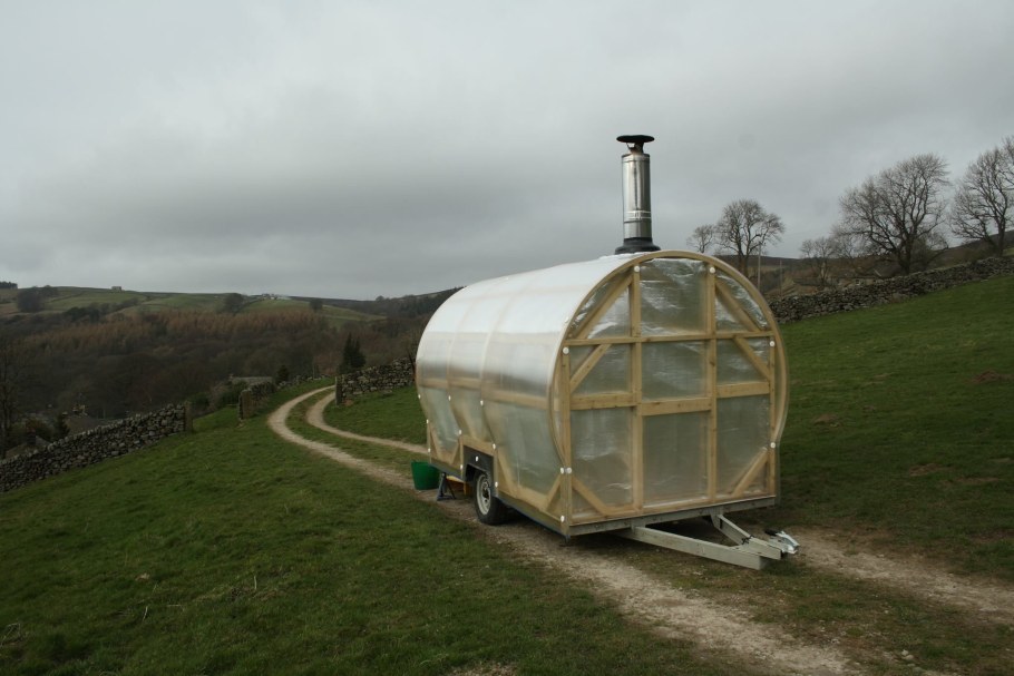 Временные бани для дачи