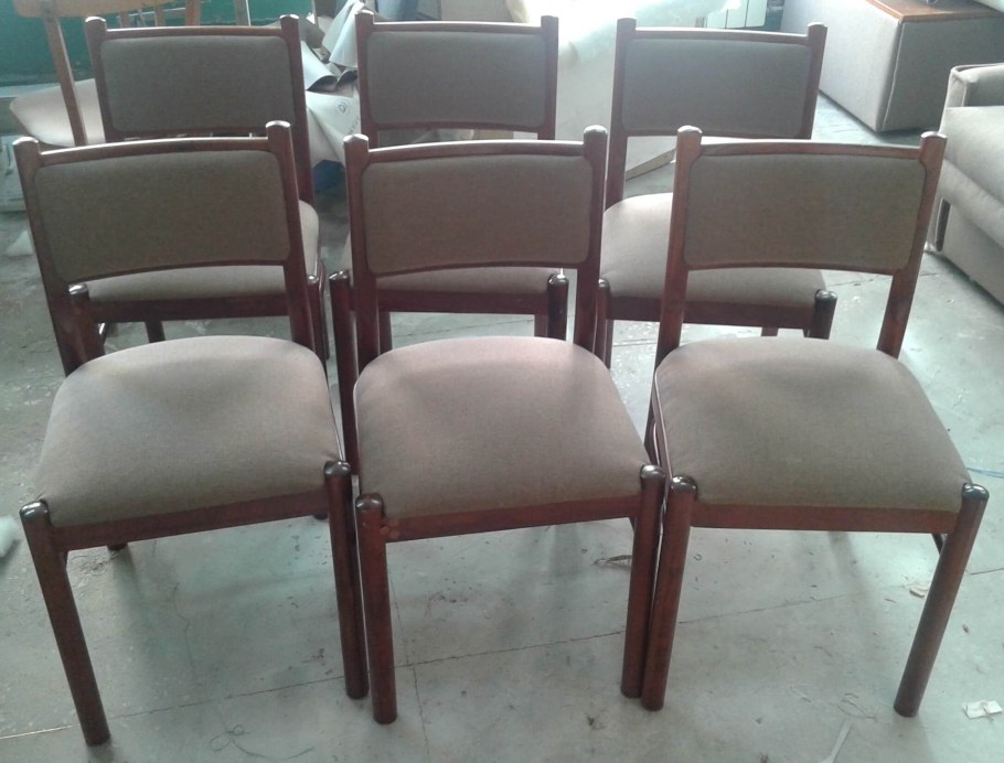 Перетяжка стула со спинкой