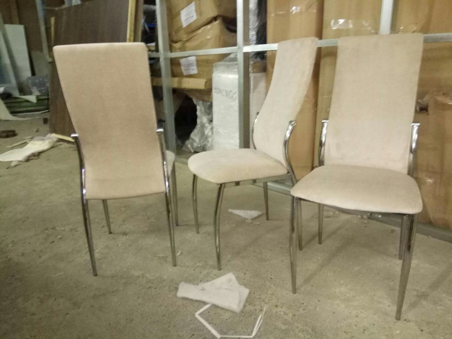 Обивка спинки стула