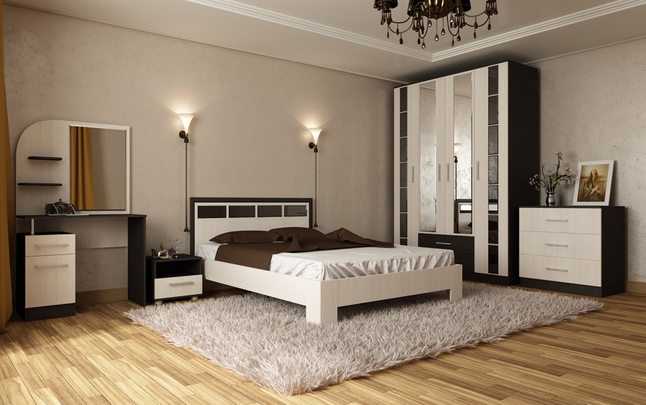 Мебель цвета венге в интерьере