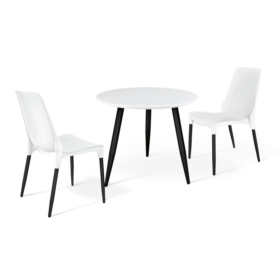 Стол SHT-tu30/tt30, р-р 83х83, коричневый/коричневый (пластик). Sheffilton