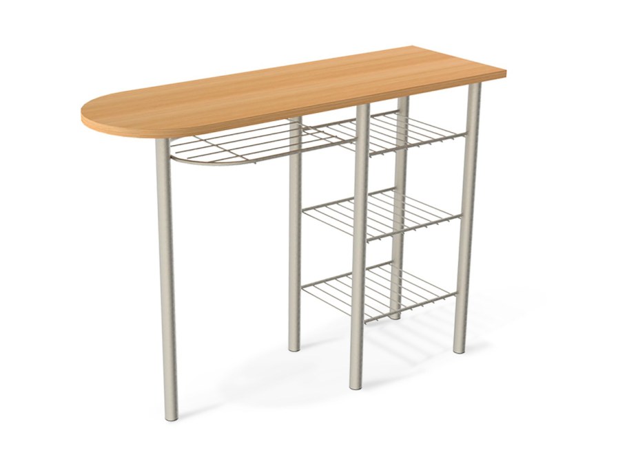 Обеденная группа-трансформер SHT-ds6 Sheffilton, белый мрамор/серебро