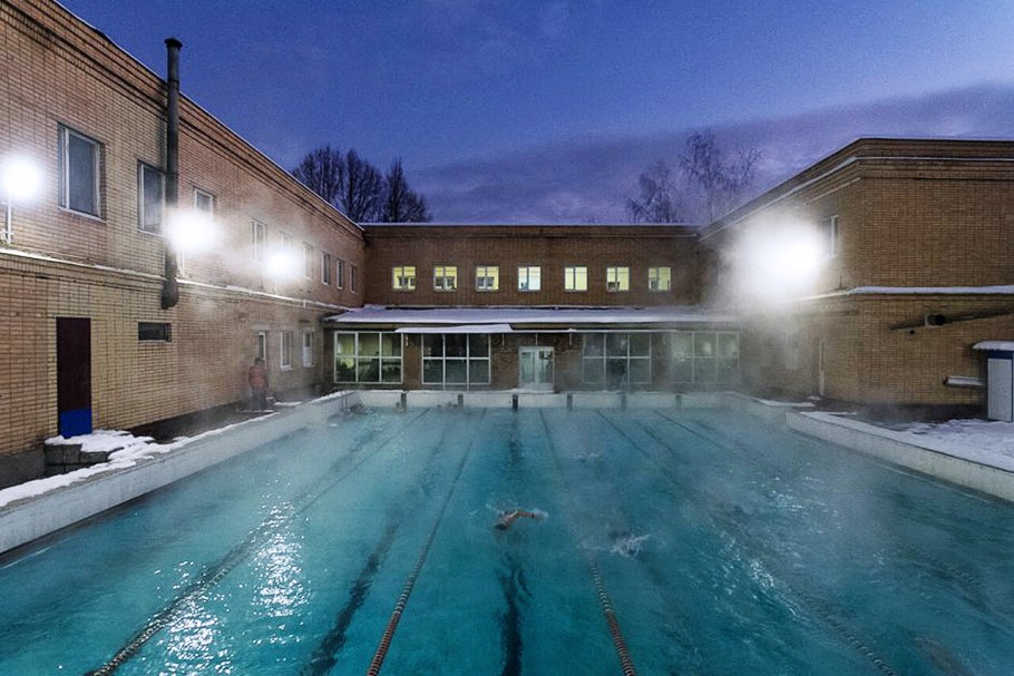 Бассейн в парке Сосновый Бор Новосибирск