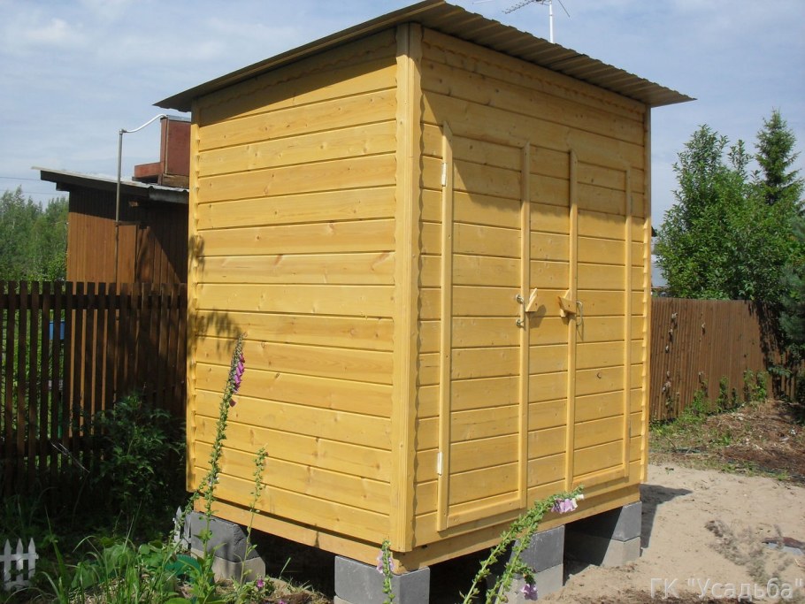 Хозблок сарай с дровяником