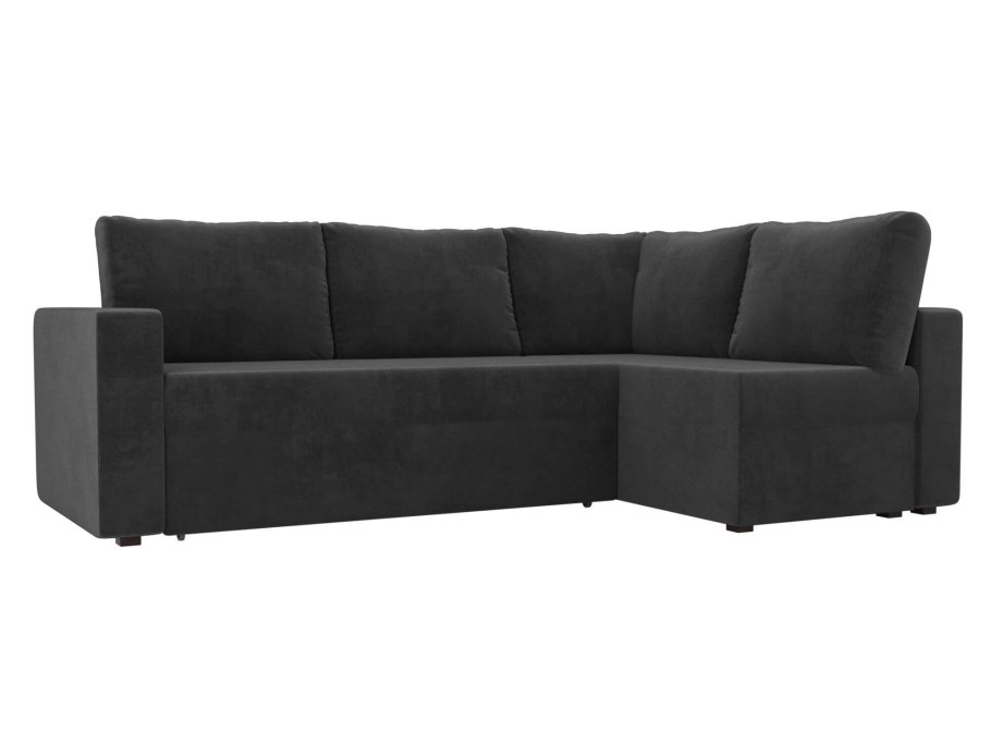 Диван Атлант в сером велюре