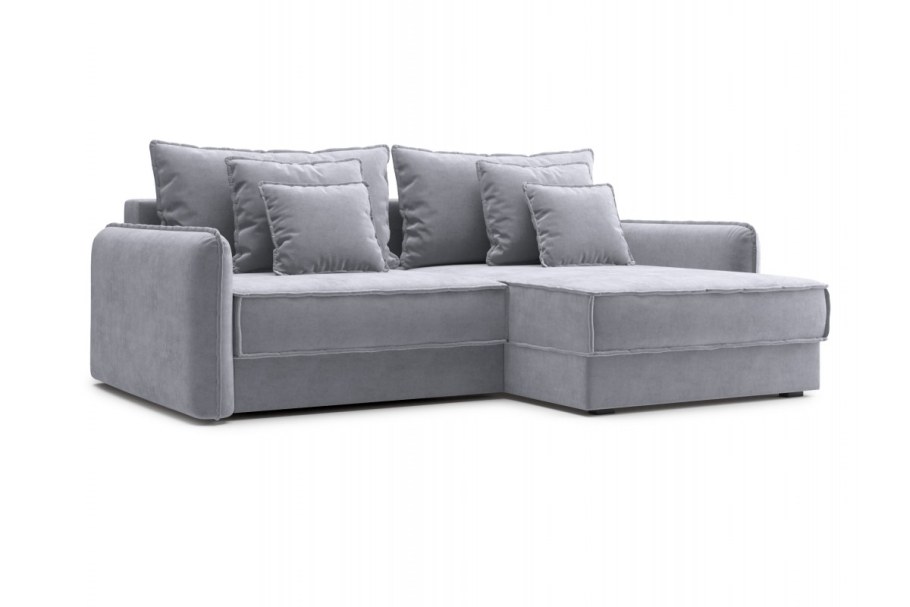 Прямой диван Канзас серый