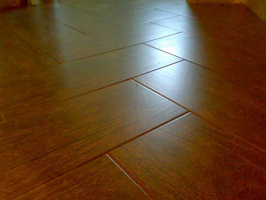 Прямоугольная плитка по диагонали