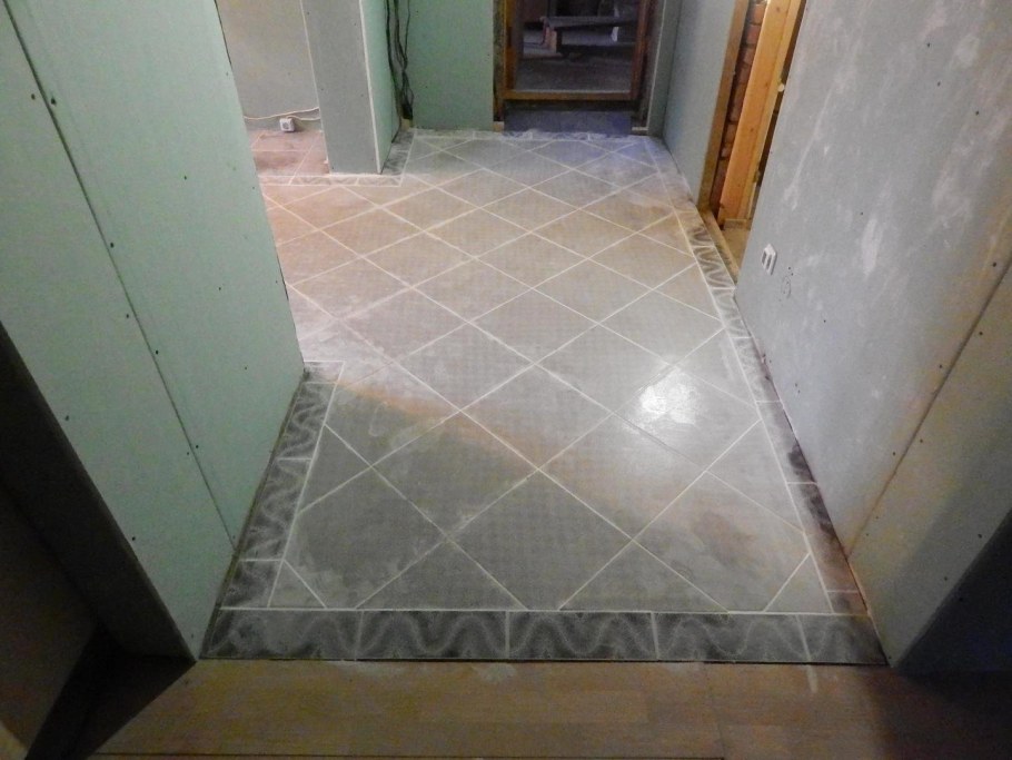 Плитка по диагонали