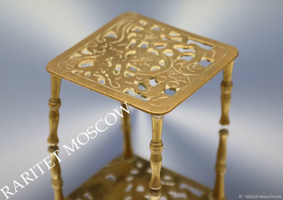 Жардиньерка латунь