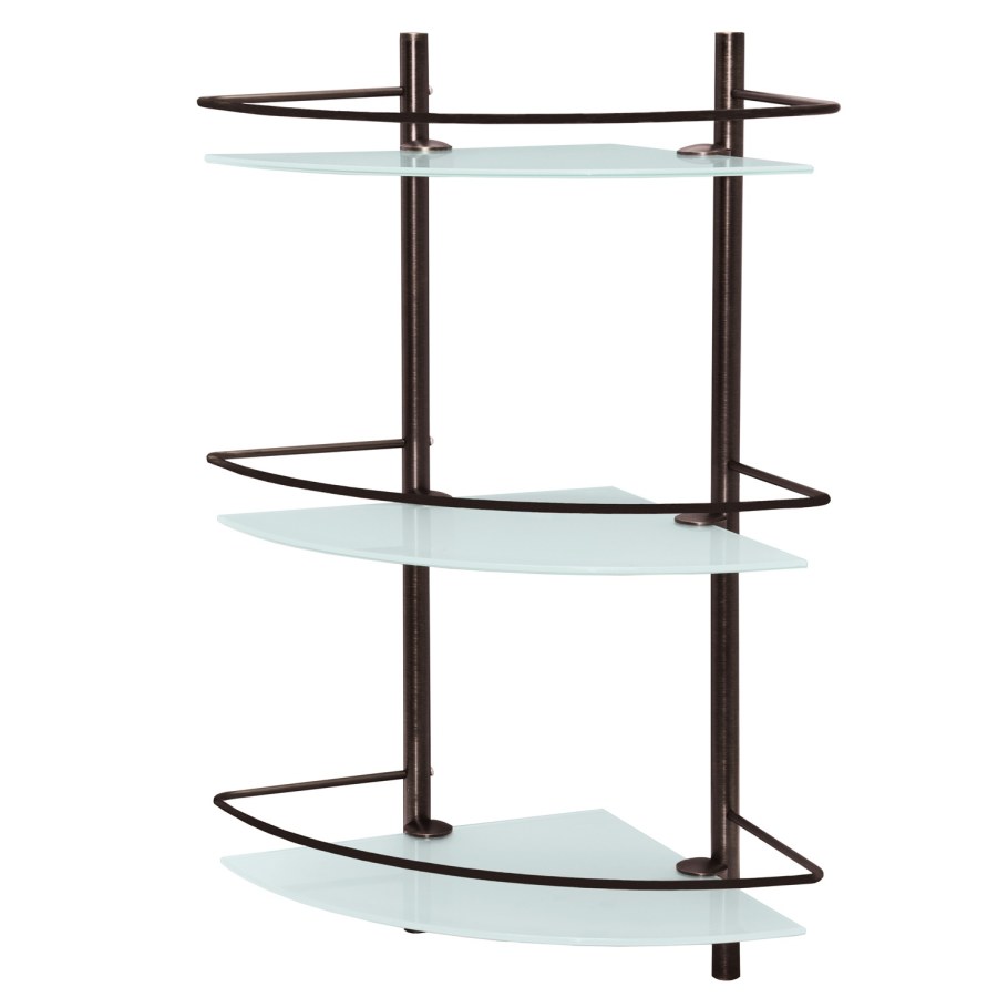 Угловые этажерки из дерева