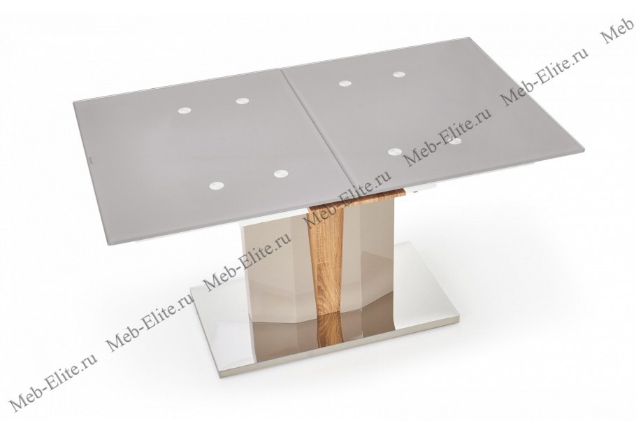 Стол обеденный Halmar Pascal (белый/черный)