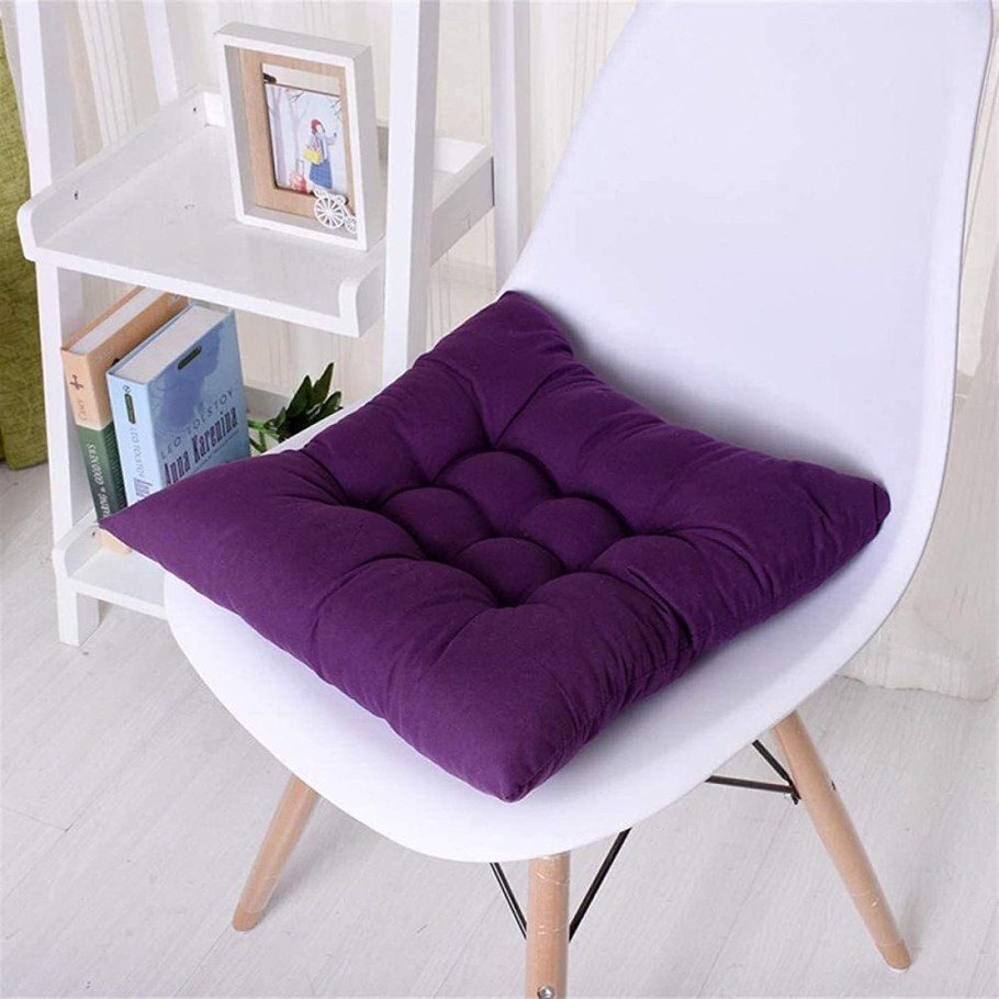 Велюровые подушки на стулья