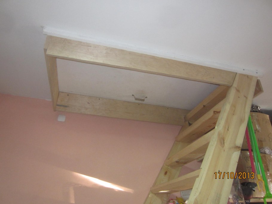 Проем для люка на чердак