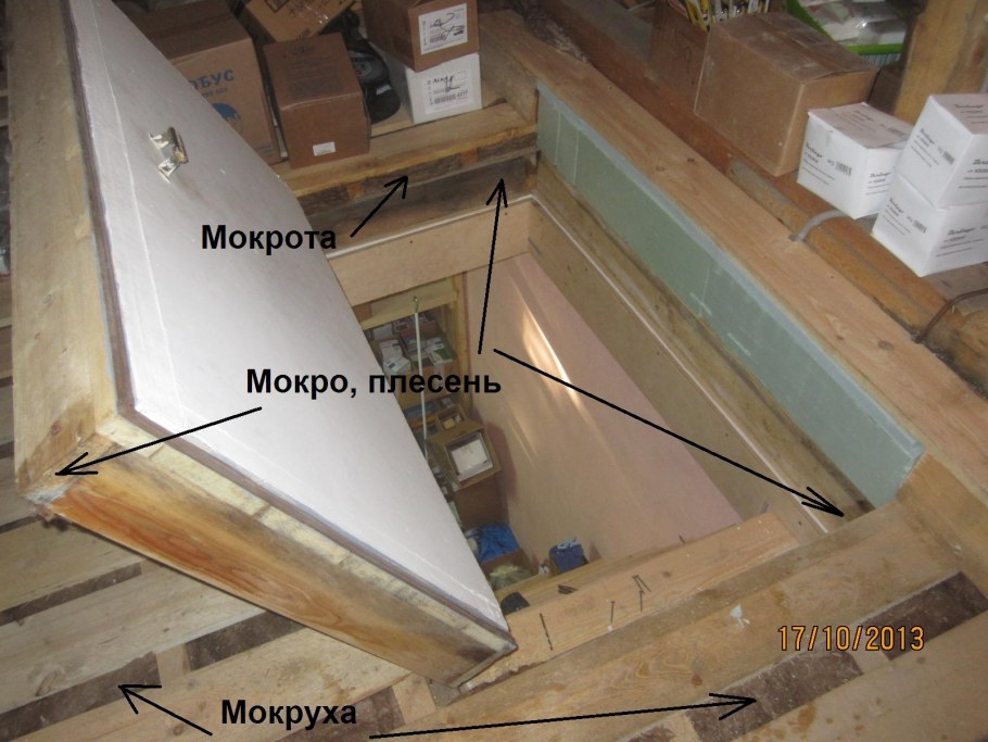 Люк ЛАЗ на чердак в бане