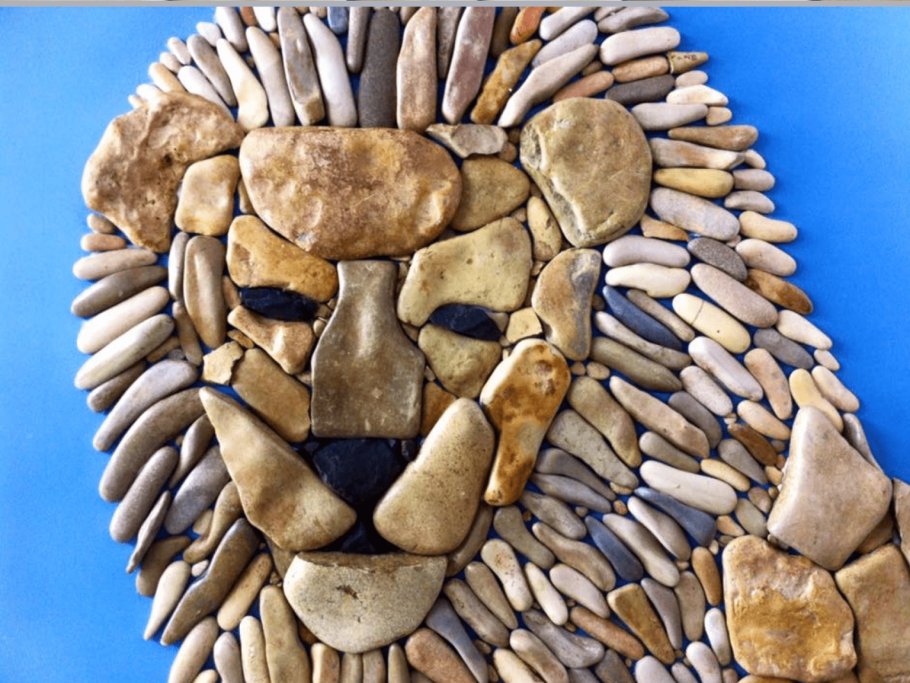 Мозаика из гальки