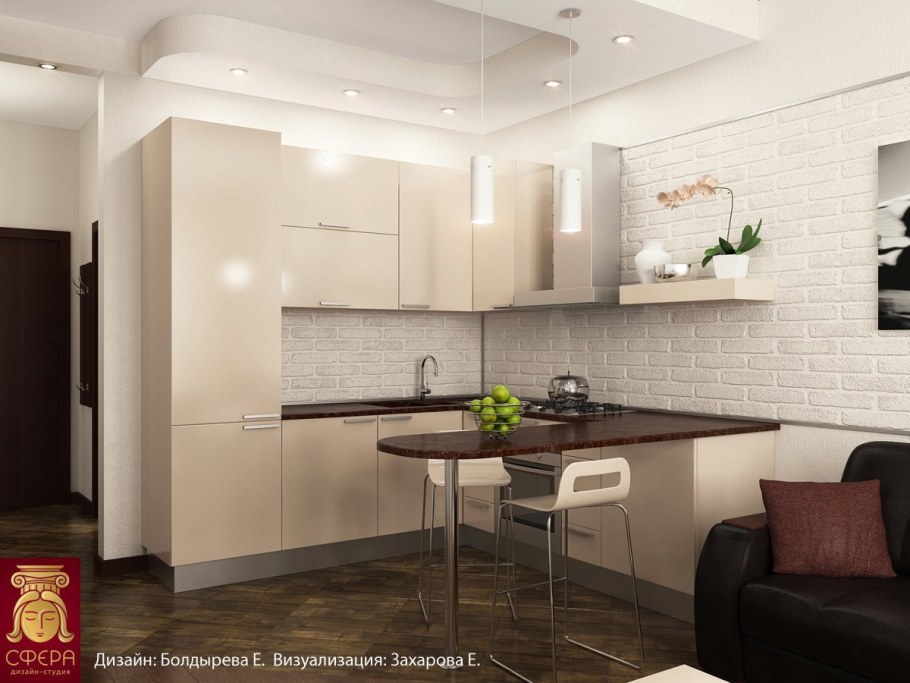 Трехкомнатная квартира от пик интерьер