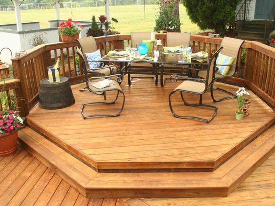 Настил деревянный для сада