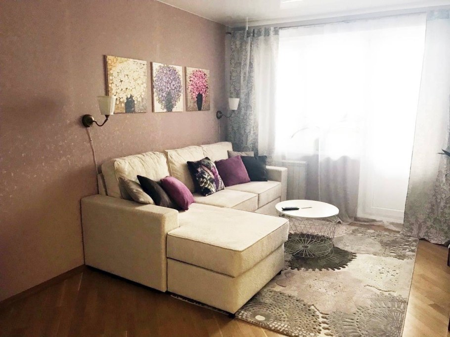 Съемная квартира гостиная