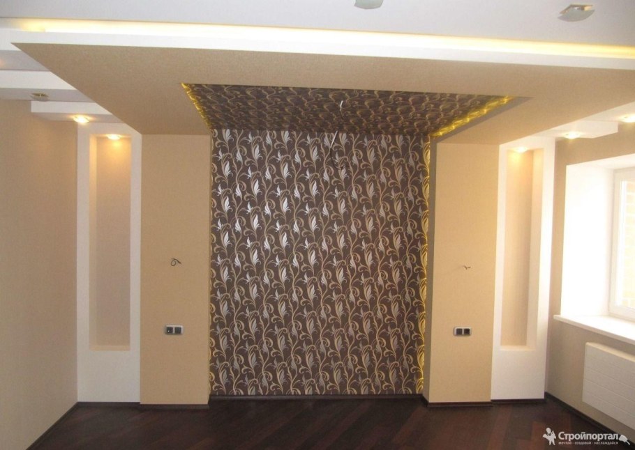 Интерьер гостинной 18кв м