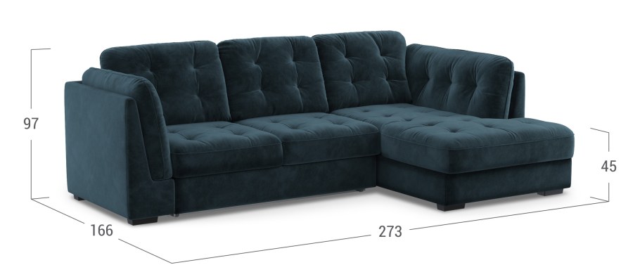 Моон 110 угловой диван