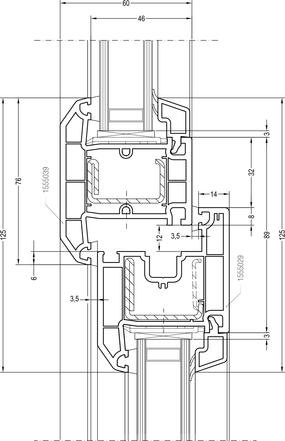 Установка пластиковых окон чертеж
