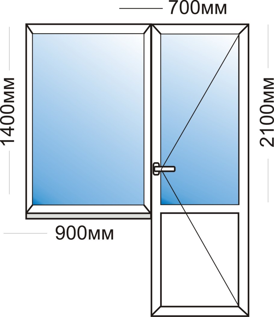 Схема установки двери монтажный проем