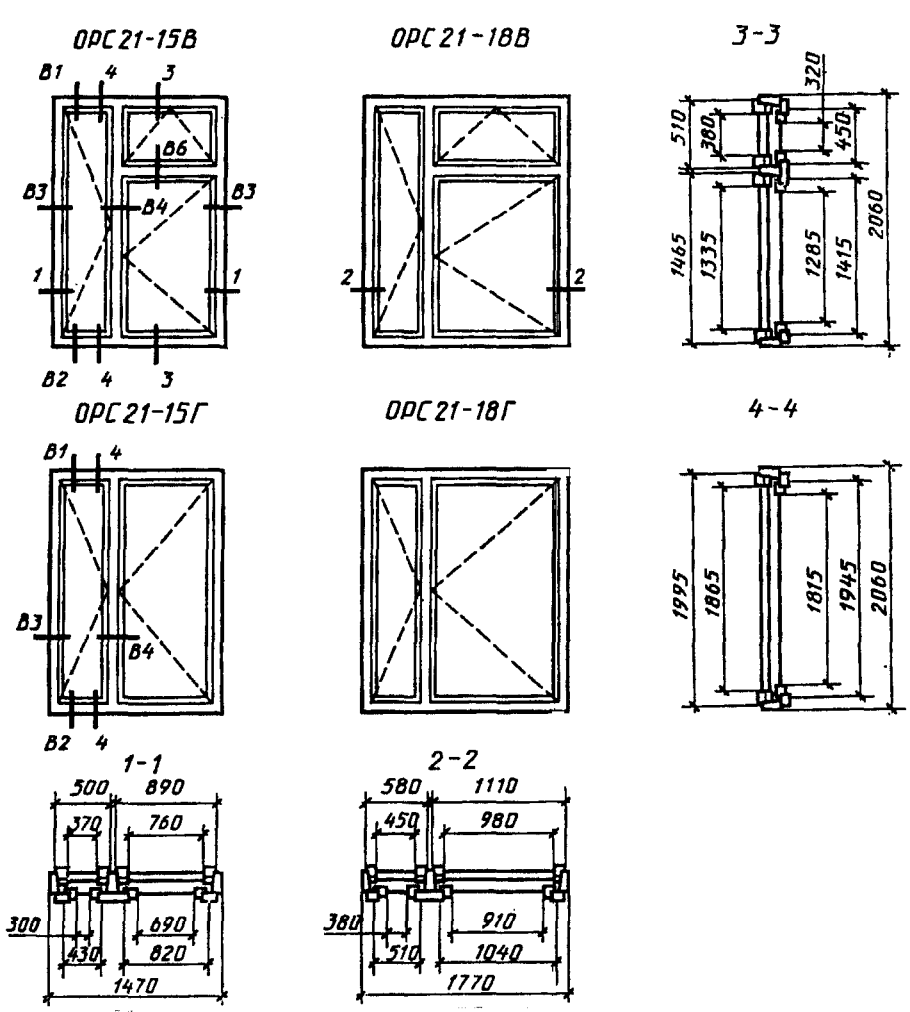 Блок оконный ОРС 15-7.5
